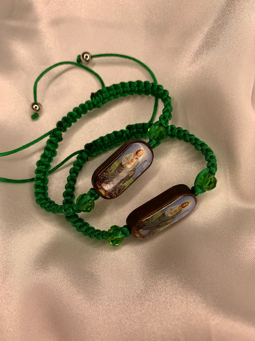 Wood San Judas Bracelet